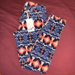 Jolt Electric Boho Patterned Jeans